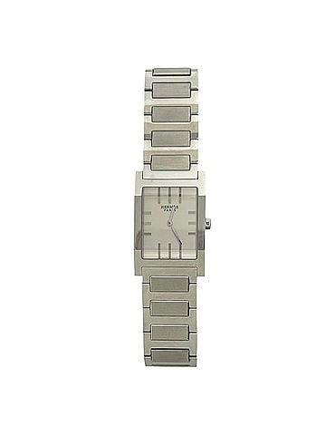 Hermès HERMES Tandem Stainless Steel Quartz Wristwatch, Silver, 40187 (view 1)