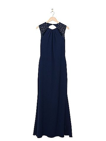 Badgley Mischka Beaded Cut Out Formal Cocktail Dress (view 1)