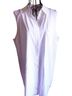 Athleta White Sleeveless Button-Down Shirt Size L - photo 1