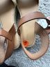 Paseart Brown Tan Sandals Size 9 1/2 - photo 3