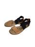 Sorel 100% Leather Brown Black Sandals Size 7 - photo 1