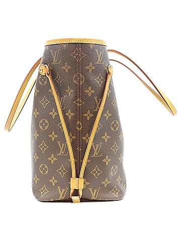 Louis Vuitton LOUIS VUITTON M40156 Monogram Neverfull MM Tote Bag, Black with Gold Hardware, Women's (view 2)
