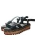 TOMS Black Sandals Size 8 1/2 - photo 2
