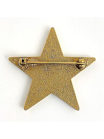 Chanel Chanel brooch, Coco Mark Star, GP gold, for women. (view 2)