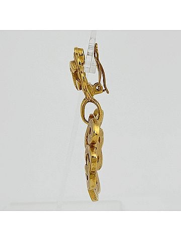 Chanel Chanel earrings, Coco Mark, swing style, GP gold, women's. (view 2)