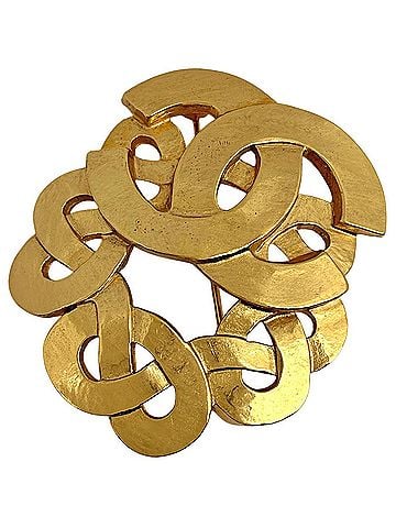 Chanel Chanel brooch, Coco Mark, GP gold, women's. (view 1)
