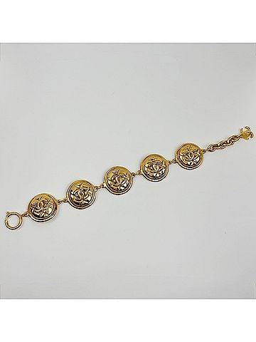 Chanel Chanel bracelet, Coco Mark, Matelassé, GP gold, for women. (view 2)