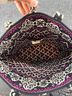 Vera Bradley Floral Black Pink Gray White Shoulder Bag One size - photo 8