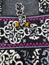 Vera Bradley Floral Black Pink Gray White Shoulder Bag One size - photo 11