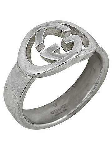 Gucci Gucci Interlocking G Ring, Sterling Silver 925, Women's Ring (view 1)