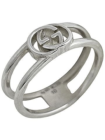 Gucci Gucci Interlocking G Ring, Sterling Silver 925, Women's Ring (view 1)