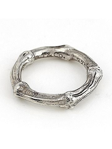 Tiffany & Co. Tiffany &amp; Co. Bamboo Ring, 1996 (Maximum Size), Sterling Silver 925, Women's Ring (view 2)