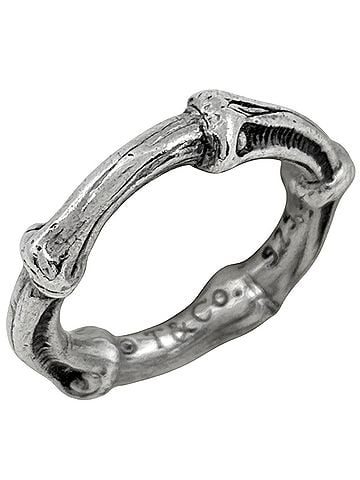 Tiffany & Co. Tiffany &amp; Co. Bamboo Ring, 1996 (Maximum Size), Sterling Silver 925, Women's Ring (view 1)