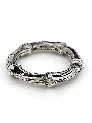 Tiffany & Co. Tiffany &amp; Co. Bamboo Ring, 1996 (Maximum Size), Sterling Silver 925, Women's Ring (view 2)