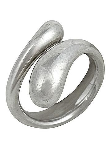Tiffany & Co. Tiffany &amp; Co. Elongated Teardrop Ring, Sterling Silver 925, Silver, Women's (view 1)