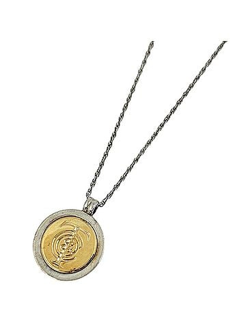 Tiffany & Co. Tiffany &amp; Co. Vintage Coin Necklace, 18K Gold, Sterling Silver 925/750, Women's. (view 1)