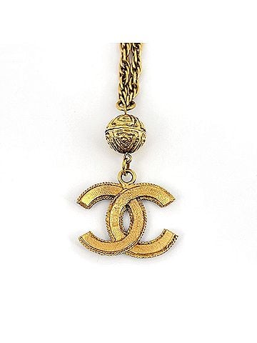 Chanel Chanel necklace, Coco Mark, long, GP gold, for women. (view 2)