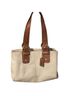 Coach 100% Leather Solid Brown Ivory Satchel One size - photo 1