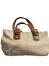 Coach 100% Leather Solid Brown Ivory Satchel One size - photo 2