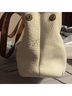 Coach 100% Leather Solid Brown Ivory Satchel One size - photo 13