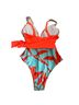 AndTheWhy Floral Multi Color One Piece Swimsuit Size L - photo 4