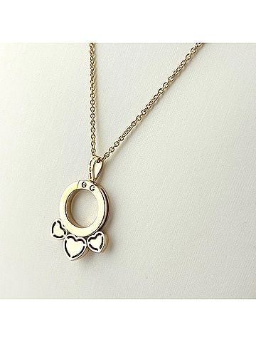 Bvlgari Bulgari BVLGARI Allegra Necklace YG Yellow Gold Pendant 750 Women's (view 2)