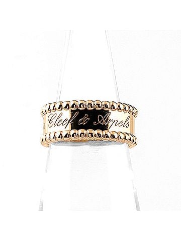 Van Cleef & Arpels Van Cleef &amp; Arpels Perle Signature Ring, Pink Gold (PG), 750, Women's Ring (view 1)