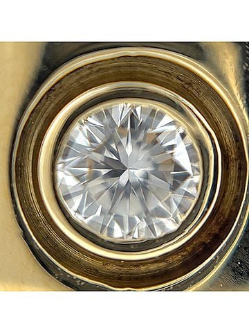 Cartier Cartier Love Ring, Half Diamond, YG Yellow Gold 750 Diamond Women's (view 2)