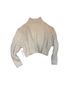 Free People Camo Solid Ivory White Pullover Sweater Size S - photo 2