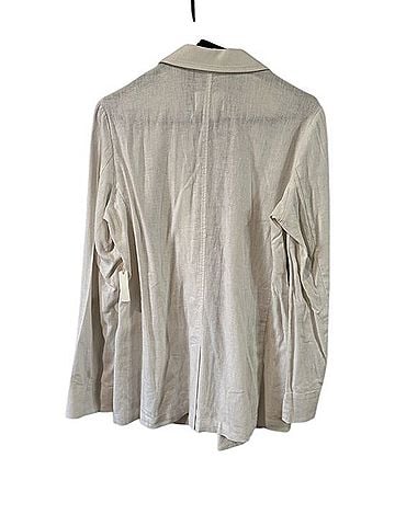 Caslon Open-Front Linen-Blend Blazer Jacket (view 2)