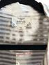 Perch by Blu Pepper Stripes Multi Color Tan Button-Down Shirt Size 3X - photo 2