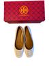 Tory Burch 100% Leather White Flats Size 8 - photo 2