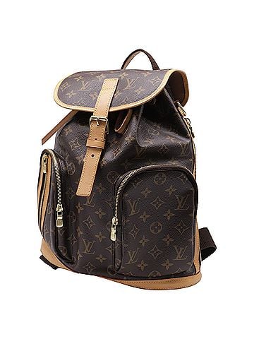 Louis Vuitton Louis Vuitton Monogram Sac a Dos Bosphore Backpack Bag in Brown Coated Canvas (view 2)