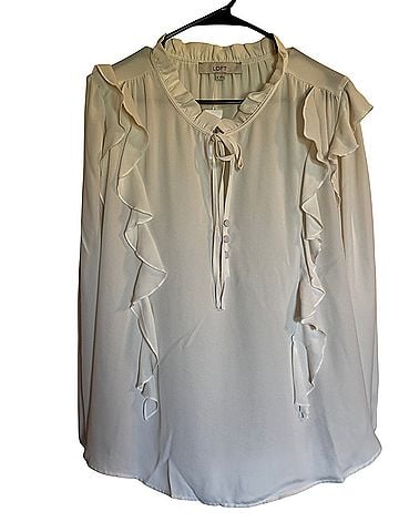 Ann Taylor LOFT Long Sleeve Blouse (view 1)