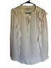 Ann Taylor LOFT Ivory Long Sleeve Blouse Size XL - photo 1