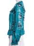 Veronica Beard 100% Silk Floral Teal Blouse Size S - photo 7