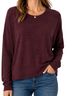 Rag & Bone Burgundy Pullover Sweater Size M - photo 1