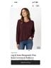 Rag & Bone Burgundy Pullover Sweater Size M - photo 5