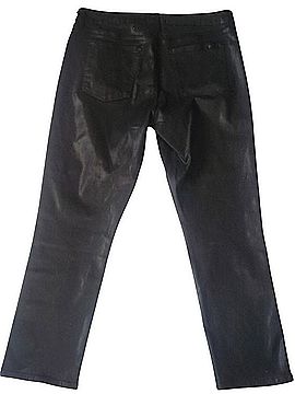 Jen7 by 7 For All Mankind Coated Ankle Straight Leg Jeans Casual Pants (view 2)