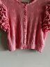 LoveShackFancy Pink Cardigan Size M - photo 8