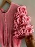LoveShackFancy Pink Cardigan Size M - photo 10