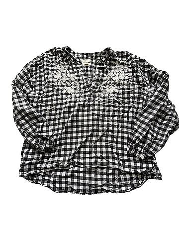 American Eagle Outfitters Long Sleeve Button-Down Shirt (view 1)