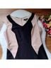 Jax Color Block Black Ivory Cocktail Dress Size 10 - photo 8