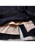 Jax Color Block Black Ivory Cocktail Dress Size 10 - photo 12