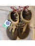 Sanuk Tan Red Sandals Size 7 - photo 9