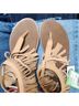 Sanuk Tan Red Sandals Size 7 - photo 8