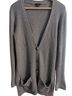 Theory Gray Cardigan Size L - photo 1