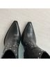 Arezzo Black Ankle Boots Size 6 - photo 5