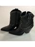 Arezzo Black Ankle Boots Size 6 - photo 3
