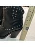 Arezzo Black Ankle Boots Size 6 - photo 4